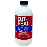 Manna Pro Cut Heal Multi+Care Liquid bottle front view for convenient pet wound care