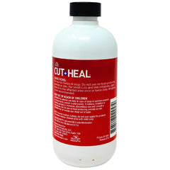 Manna Pro Cut Heal Multi+Care Liquid label close-up showing natural oils
