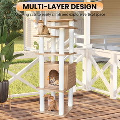MAOHEGOU durable scratching post resists wear to protect furniture and curtains.