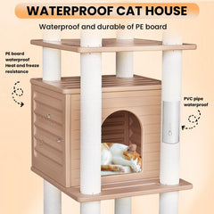 MAOHEGOU multi-layer climbing tower supports climbing, jumping, and exploration.