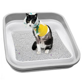 Maohegou senior cat litter box with low entry for easier access and comfort.
