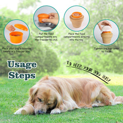 MARDOGE slow-feeder puzzle toy promotes mindful eating and problem solving.