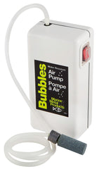 Marine Metal Bubbles bait aerator inside a dry box case for water resistance.