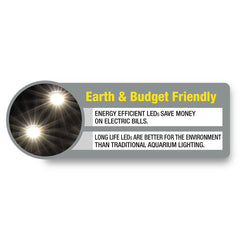 Marineland LED Aquarium Light fit for tanks up to 30 inches.