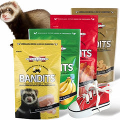 Marshall Bandits ferret treats variety pack banana flavor for daily rewards
