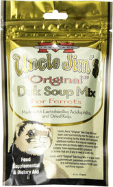 Marshall Uncle Jim's Duk Soup Mix ferret serving shows a tasty meal option.