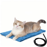 MARUNDA Pet Heating Pad blue 12x16 delivers warm comfort for pets.