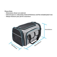 MASKEYON carrier with three entrances for easy loading from any side.