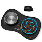 MateeyLife 3-in-1 dog bowl set with slow feeder for calmer meals.