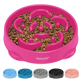 MateeyLife large slow-feeder dog bowl for big dogs promoting paced eating.