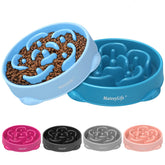 MateeyLife large slow-feeder dog bowls two-piece set for calmer meals.