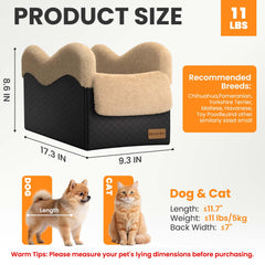 Mavora Max plush faux rabbit fur cover provides luxurious, cozy car rides.