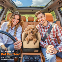 Mavora Max safety tethers keep your dog safely in place during trips.