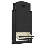 MAVRICPOWER weatherproof dog door installed in a door frame for convenient access for large dogs.