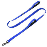 Max and Neo double handle leash with reflective stitching for better night visibility
