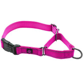 Max and Neo nylon martingale collar pink front view for daily walks