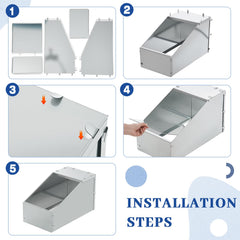 Maxcheck rabbit nesting box packaged set shows value for multi pet homes