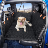 MAXFUT dog back seat extender creates a roomy truck bed for travel
