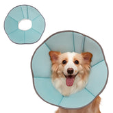 MAXFUT dog cone collar breathable mesh for post-surgery comfort.