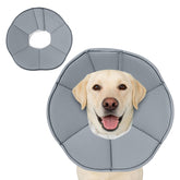 MAXFUT dog cone collar XXL front view showing breathable mesh and soft edges