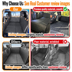 MAXFUT dog seat cover back seat protects upholstery from claws