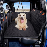 MAXFUT truck dog seat cover back seat extender keeps pets secure during rides.
