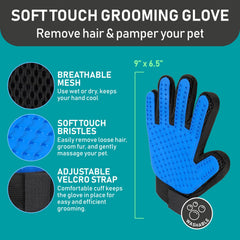 Maxpower Planet deshedding 17-teeth side promotes smoother coat.