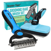 Maxpower Planet dog rake brush closeup for gentle deshedding
