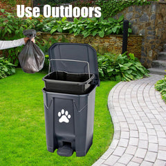 Mayayaday long-handle pooper-scooper facilitates quick outdoor cleanup.
