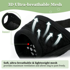 Mayerzon seven-size muzzle ensures secure fit for many breeds.