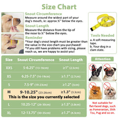 Mayerzon vision friendly snout area maintains visibility during walks