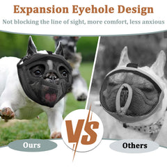 Mayerzon drinking-friendly muzzle allows pets to sip water