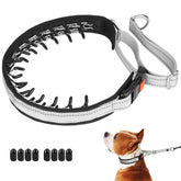 Mayerzon Martingale no pull collar front view shows discreet daily walking control
