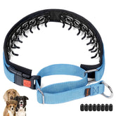 Mayerzon No Pull collar front view with discreet martingale design for calmer walks