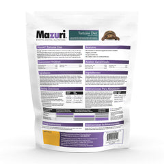 Forest tortoises enjoy Mazuri Tortoise Diet pellets for balanced nutrition.