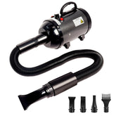 MCCKLE dog hair dryer delivers powerful blow to dry heavy coats quickly.