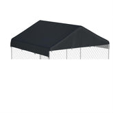 MDHAO 10x10 dog kennel top cover shields kennel from sun and rain