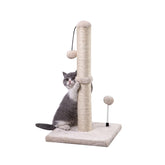 MECOOL cat scratching post 22in base, sturdy foundation for kittens.