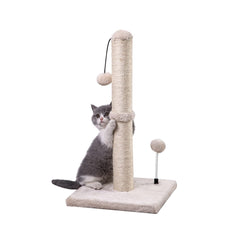 MECOOL cat scratching post 22in base, sturdy foundation for kittens.
