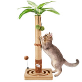 MECOOL cat scratching post base displaying stable support for indoor play and scratching
