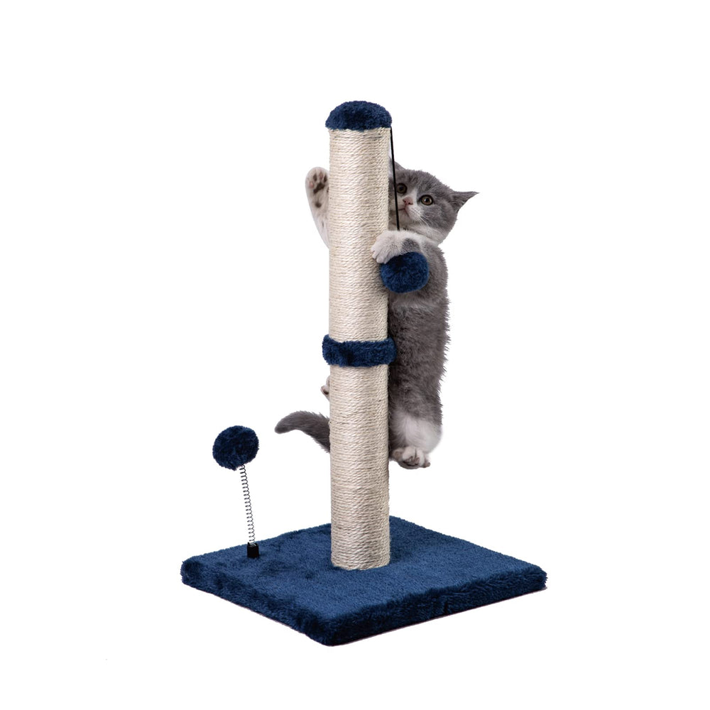 MECOOL cat scratching post with sisal rope for kittens promotes natural scratching
