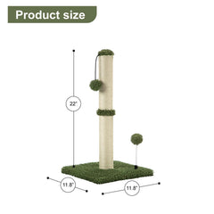 Top and base of MECOOL scratching post viewed from above.