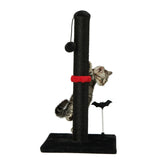 MECOOL cat scratching post vertical design supports healthy scratching and compact indoor use.