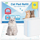 MED Cat Litter Pads with superior absorbent core for fast urine lock and cleaner litter box.