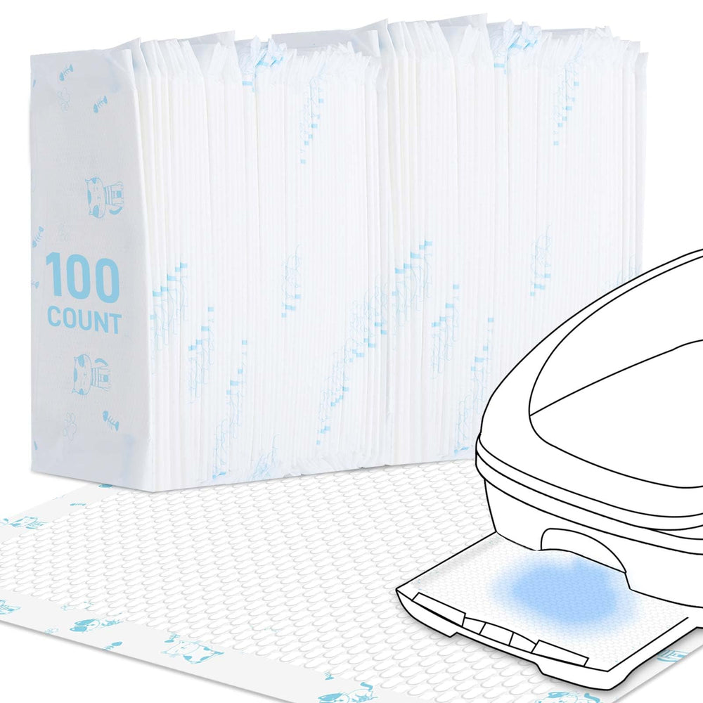 MED litter pad for Breez system, 16-9 inches, snug fit prevents leaks.