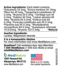 MediNatura T-Relief pet arthritis tablets bottle targets stiffness for easier movement