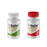 MediNatura T-Relief pet pain tablets bottle supports joint comfort and mobility