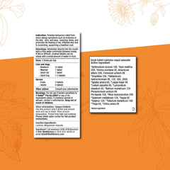 MediNatura T-Relief tablets front view offers easy dosing for dogs and cats.