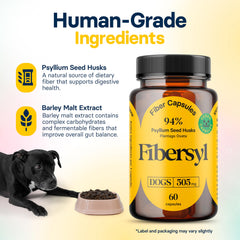 Medsmehappy FiberSyl label detail showcases natural psyllium and barley malt for digestion
