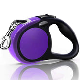 Meegood heavy-duty retractable leash 16ft purple for safe daily freedom